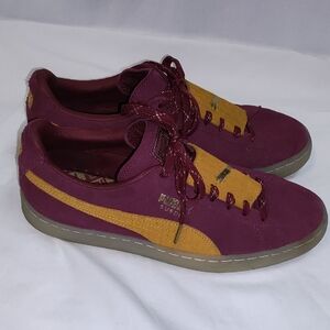 Puma Suede Epic Remix - Tibetan Red & Inca Gold - Men's Size 7.5